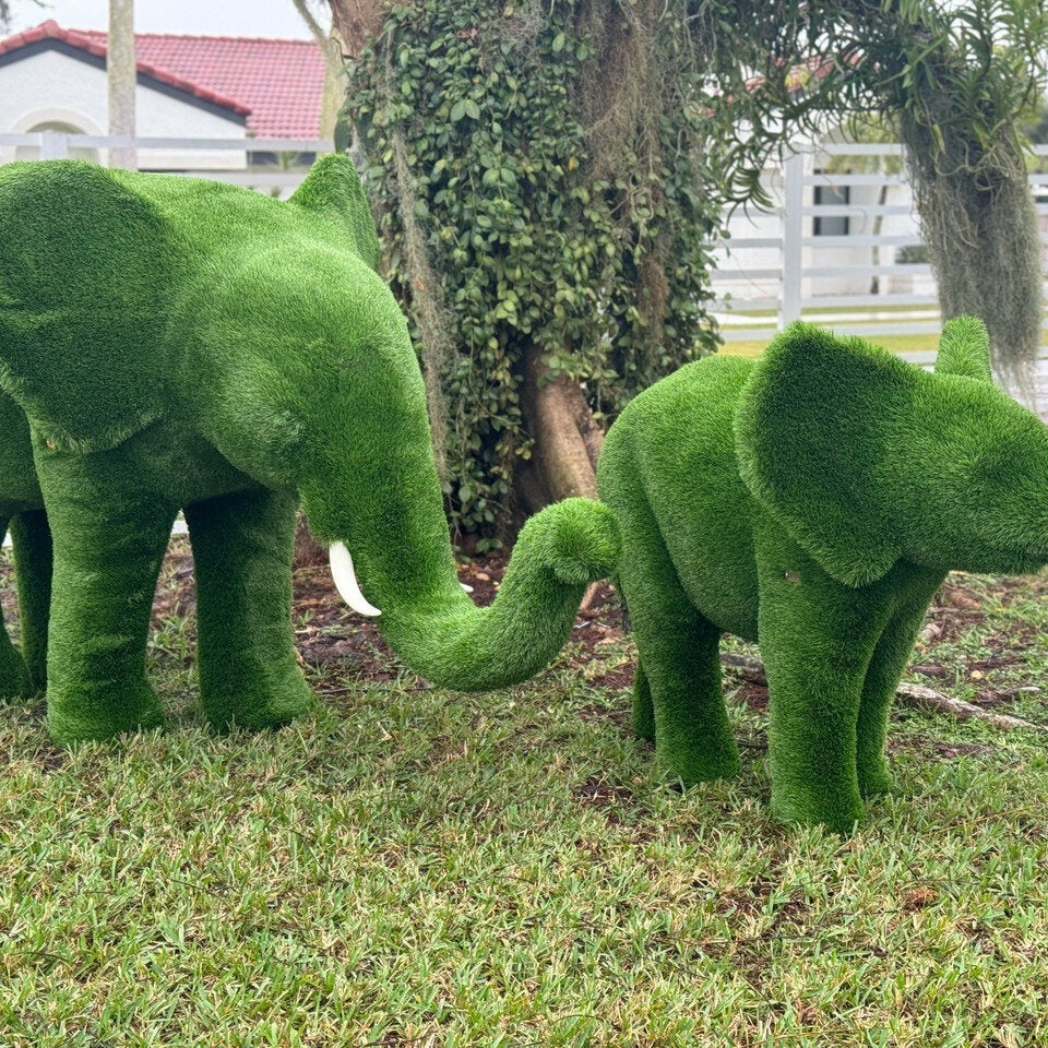 Mittelgroße Elefanten-Topiary